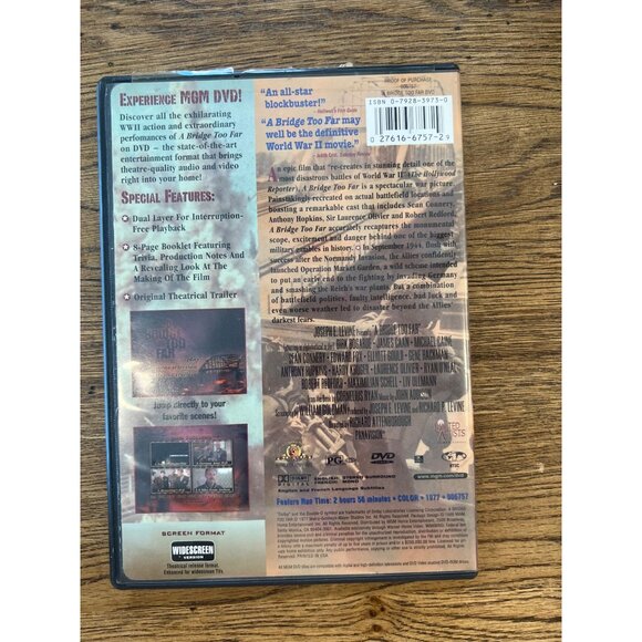 A Bridge Too Far 1977 DVD War Movie Richard Attenborough Sean Connery Pre-Owned - Picture 2 of 4